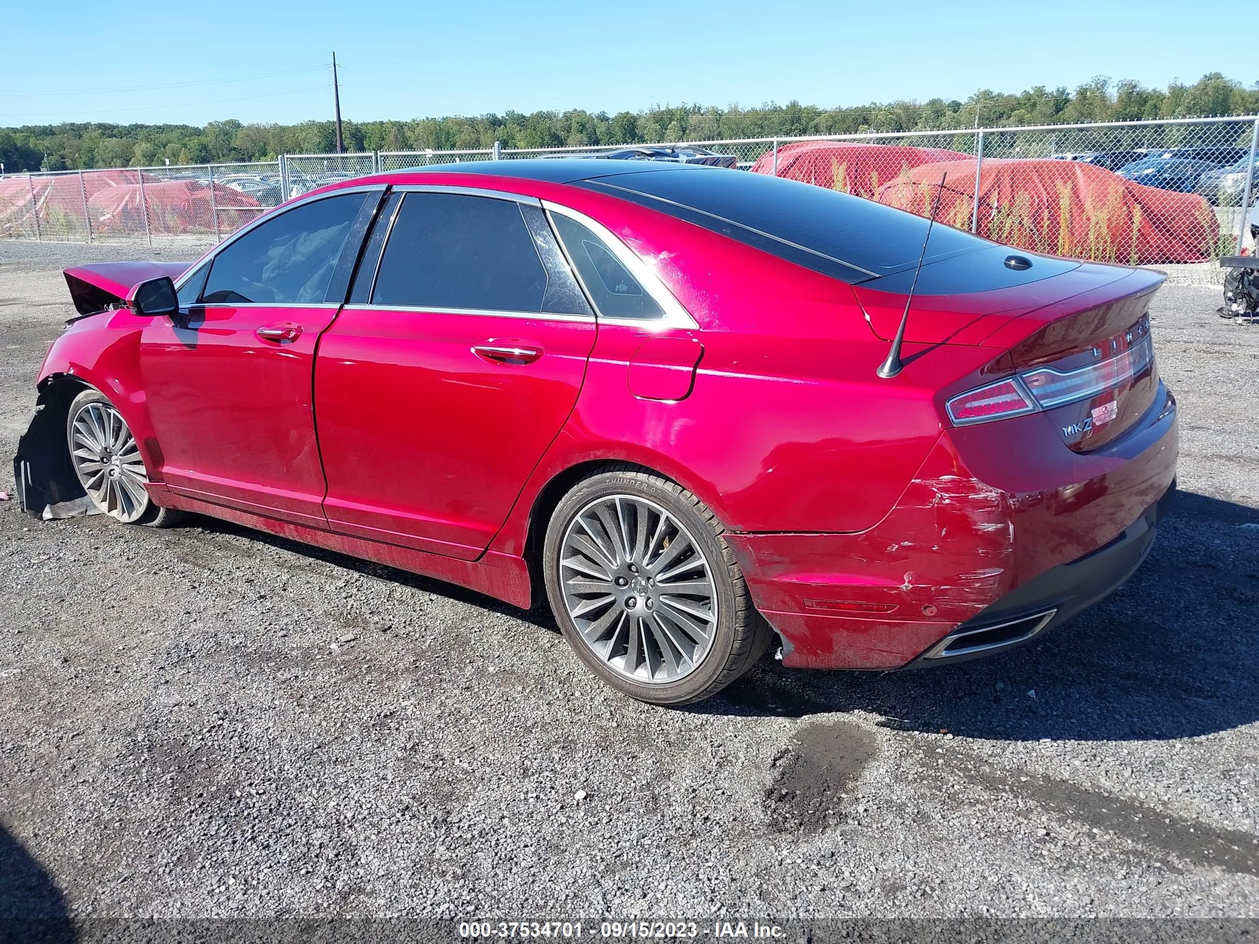 Photo 2 VIN: 3LN6L2LU9DR822986 - LINCOLN MKZ 