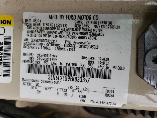 Photo 11 VIN: 3LN6L2LU9ER833357 - LINCOLN MKZ HYBRID 