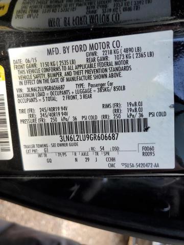 Photo 11 VIN: 3LN6L2LU9GR606687 - LINCOLN MKZ HYBRID 