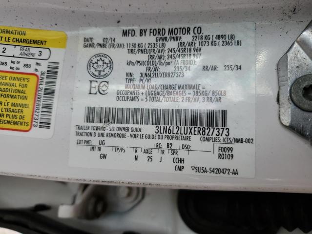 Photo 9 VIN: 3LN6L2LUXER827373 - LINCOLN MKZ HYBRID 