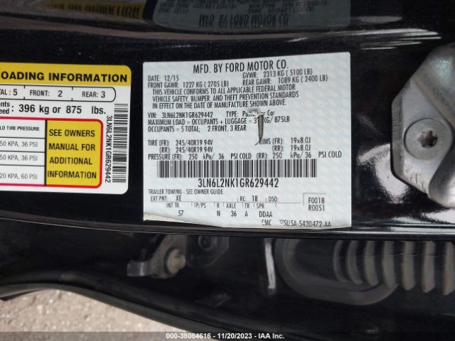 Photo 8 VIN: 3LN6L2NK1GR629442 - LINCOLN MKZ 