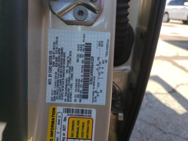 Photo 9 VIN: 3LN6L5A90HR644309 - LINCOLN MKZ PREMIE 