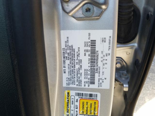 Photo 9 VIN: 3LN6L5A94HR606274 - LINCOLN MKZ PREMIE 