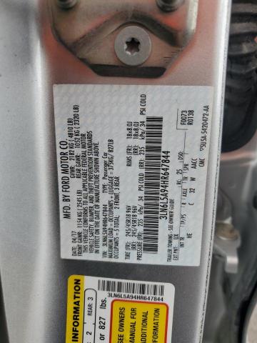 Photo 11 VIN: 3LN6L5A94HR647844 - LINCOLN MKZ PREMIE 