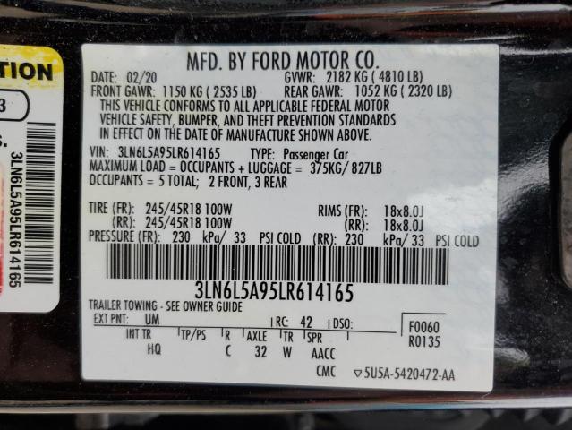 Photo 11 VIN: 3LN6L5A95LR614165 - LINCOLN MKZ 