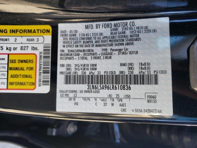 Photo 11 VIN: 3LN6L5A96LR610836 - LINCOLN MKZ 