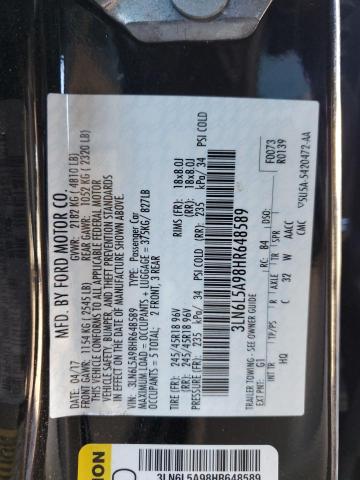 Photo 11 VIN: 3LN6L5A98HR648589 - LINCOLN MKZ PREMIE 