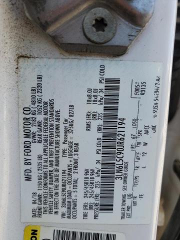 Photo 11 VIN: 3LN6L5C90JR621194 - LINCOLN MKZ SELECT 