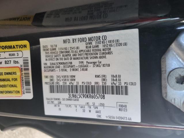 Photo 11 VIN: 3LN6L5C90KR605708 - LINCOLN MKZ RESERV 