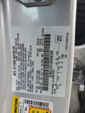 Photo 12 VIN: 3LN6L5C91KR608200 - LINCOLN MKZ 