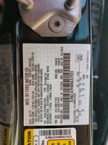 Photo 11 VIN: 3LN6L5C94KR631924 - LINCOLN MKZ RESERV 