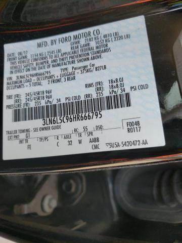 Photo 9 VIN: 3LN6L5C96HR666795 - LINCOLN MKZ SELECT 