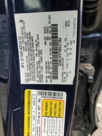 Photo 11 VIN: 3LN6L5C97HR657586 - LINCOLN MKZ SELECT 