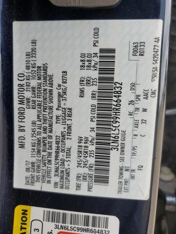 Photo 11 VIN: 3LN6L5C99HR664832 - LINCOLN MKZ SELECT 