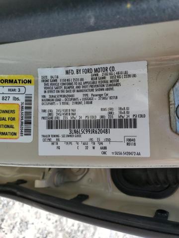 Photo 11 VIN: 3LN6L5C99JR620481 - LINCOLN MKZ SELECT 