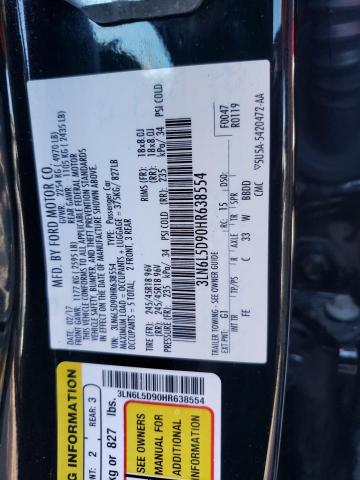 Photo 9 VIN: 3LN6L5D90HR638554 - LINCOLN MKZ SELECT 