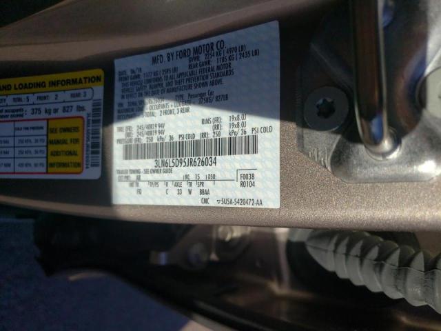 Photo 9 VIN: 3LN6L5D95JR626034 - LINCOLN MKZ SELECT 