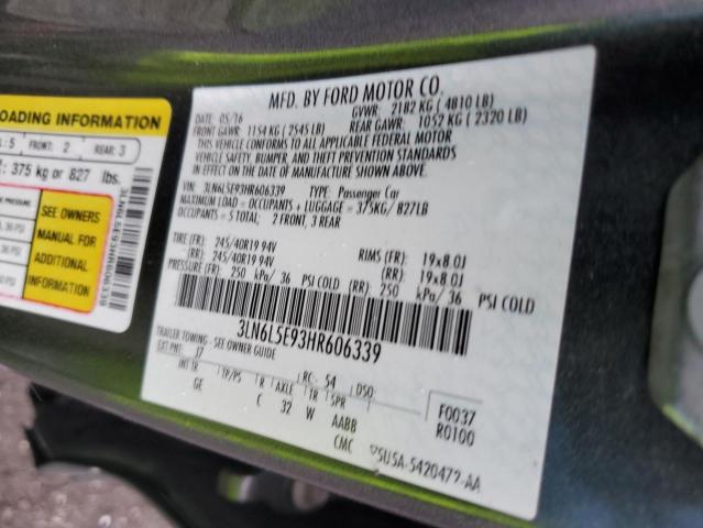 Photo 11 VIN: 3LN6L5E93HR606339 - LINCOLN MKZ RESERV 