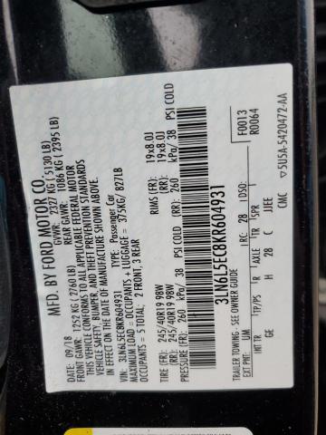 Photo 11 VIN: 3LN6L5EC8KR604931 - LINCOLN MKZ RESERV 