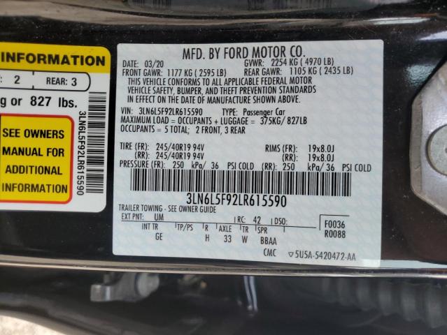 Photo 11 VIN: 3LN6L5F92LR615590 - LINCOLN MKZ RESERV 