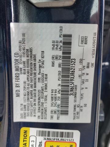 Photo 11 VIN: 3LN6L5F9XJR621523 - LINCOLN MKZ RESERV 