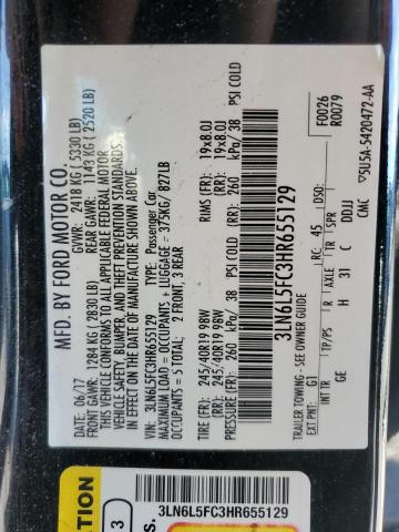 Photo 12 VIN: 3LN6L5FC3HR655129 - LINCOLN MKZ RESERV 