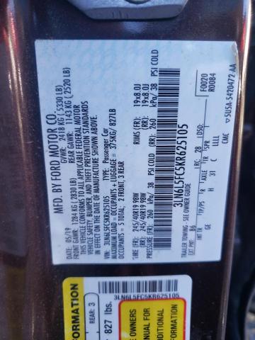 Photo 11 VIN: 3LN6L5FC5KR625105 - LINCOLN MKZ 