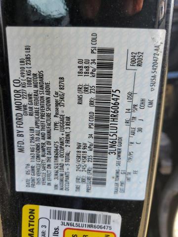 Photo 11 VIN: 3LN6L5LU1HR606475 - LINCOLN MKZ HYBRID 