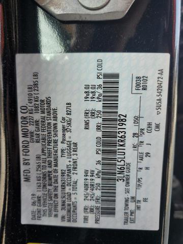 Photo 11 VIN: 3LN6L5LU1KR631982 - LINCOLN MKZ RESERV 