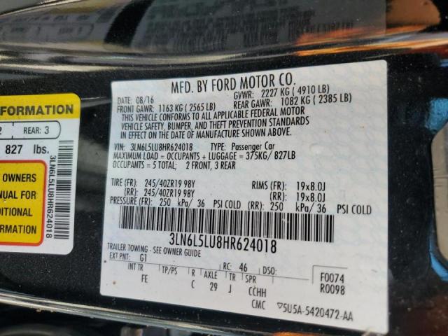 Photo 12 VIN: 3LN6L5LU8HR624018 - LINCOLN MKZ HYBRID 