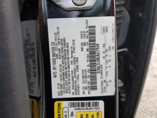 Photo 11 VIN: 3LN6L5LU8LR617949 - LINCOLN MKZ RESERV 