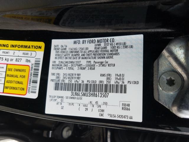 Photo 9 VIN: 3LN6L5MU3HR613507 - LINCOLN MKZ HYBRID 