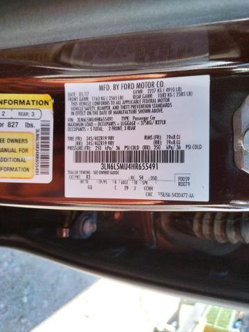 Photo 9 VIN: 3LN6L5MU4HR655491 - LINCOLN MKZ HYBRID 