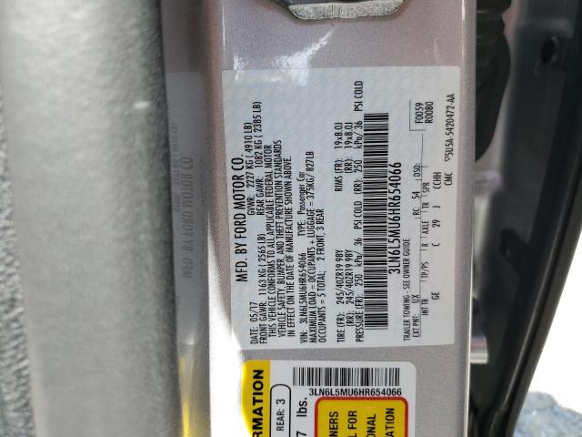 Photo 11 VIN: 3LN6L5MU6HR654066 - LINCOLN MKZ HYBRID 