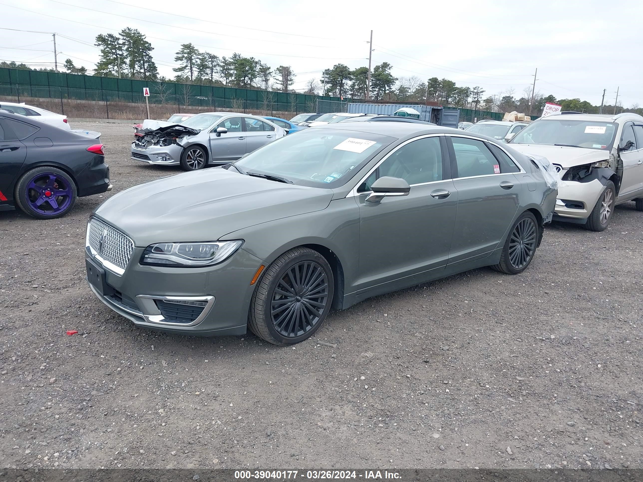 Photo 1 VIN: 3LN6L5MU7HR653900 - LINCOLN MKZ 