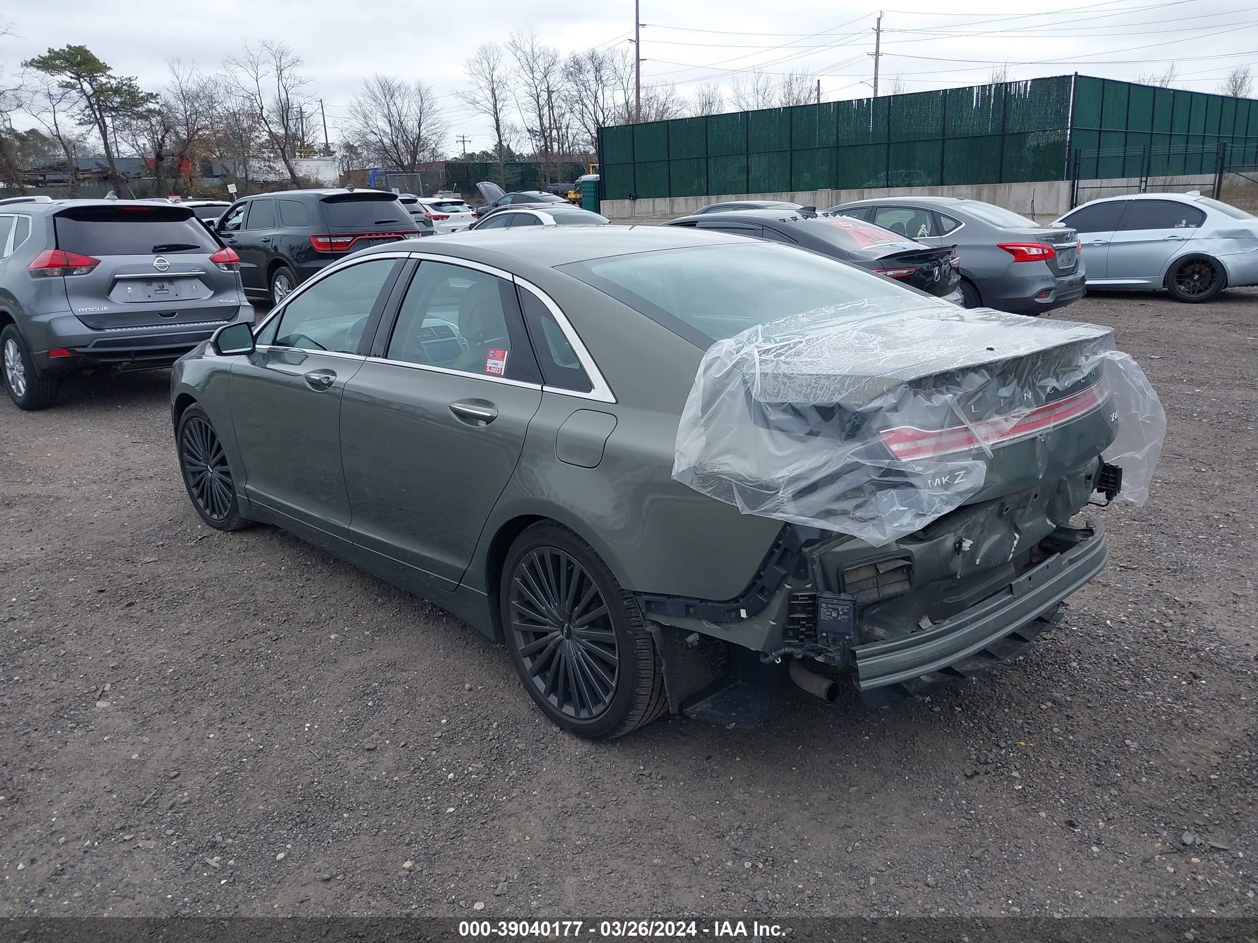 Photo 2 VIN: 3LN6L5MU7HR653900 - LINCOLN MKZ 