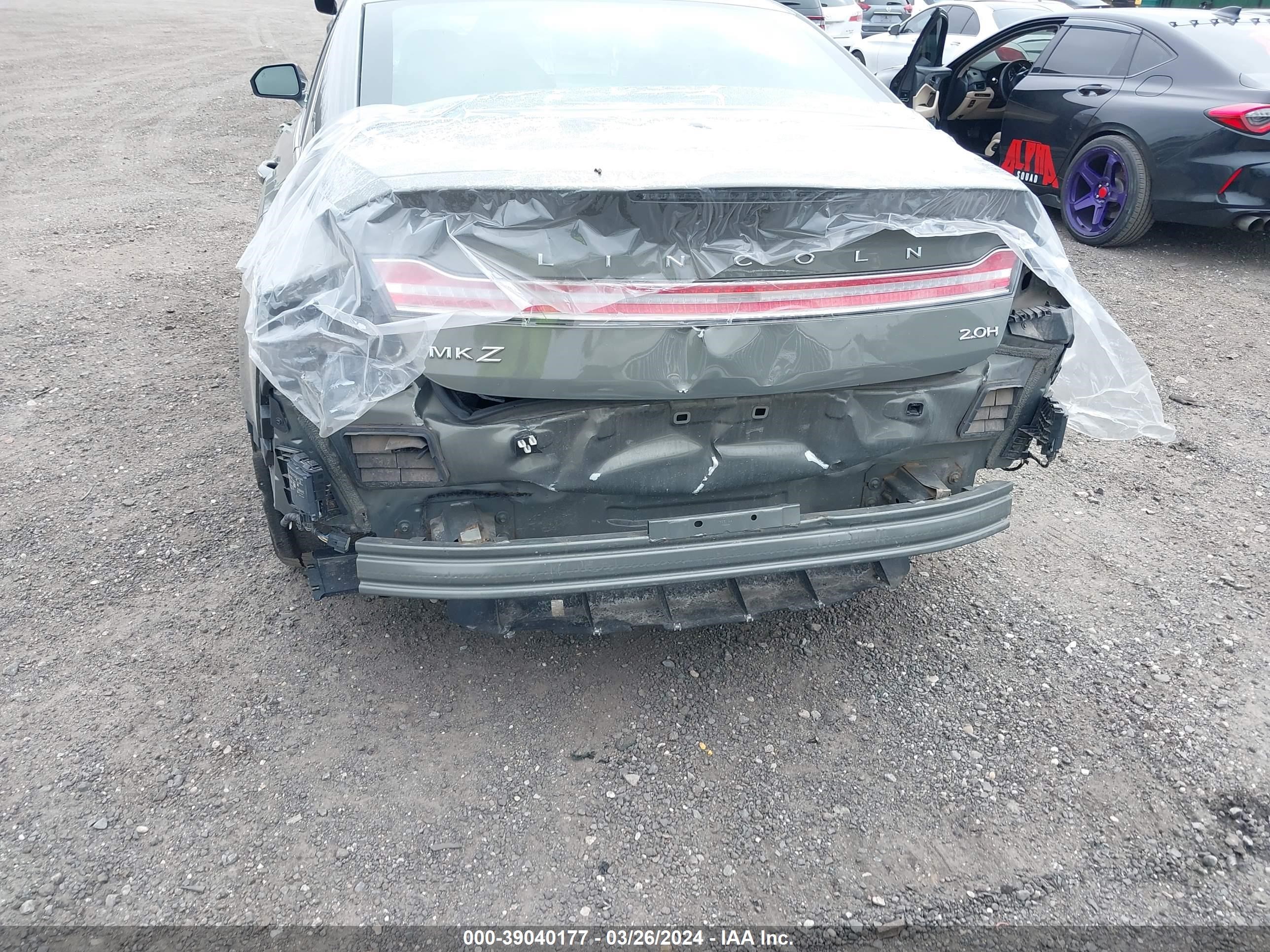 Photo 5 VIN: 3LN6L5MU7HR653900 - LINCOLN MKZ 