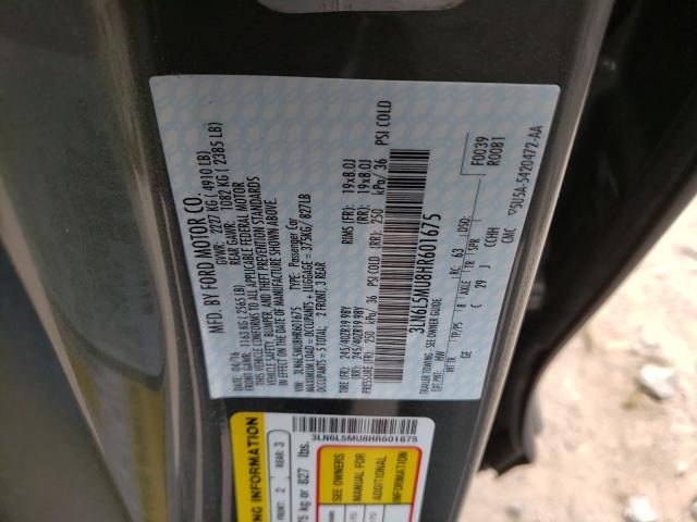 Photo 9 VIN: 3LN6L5MU8HR601675 - LINCOLN MKZ HYBRID 