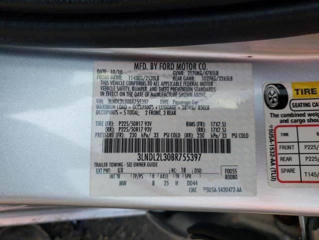 Photo 11 VIN: 3LNDL2L30BR755397 - LINCOLN MKZ HYBRID 