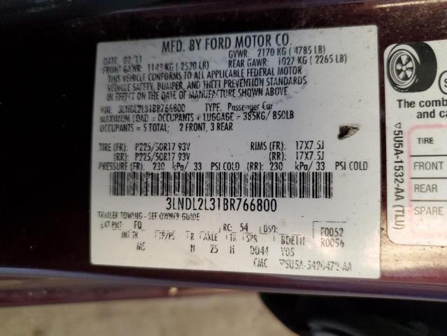 Photo 11 VIN: 3LNDL2L31BR766800 - LINCOLN MKZ HYBRID 