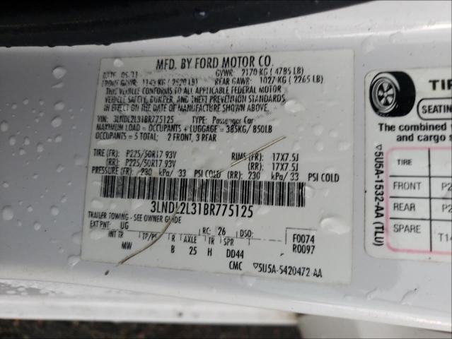 Photo 9 VIN: 3LNDL2L31BR775125 - LINCOLN MKZ HYBRID 