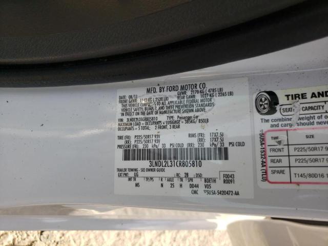 Photo 9 VIN: 3LNDL2L31CR805810 - LINCOLN MKZ HYBRID 