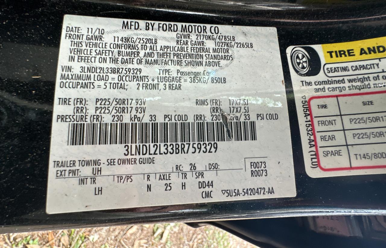 Photo 11 VIN: 3LNDL2L33BR759329 - LINCOLN MKZ HYBRID 