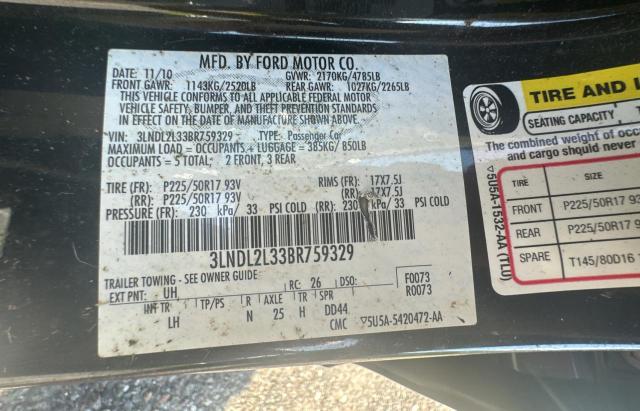 Photo 9 VIN: 3LNDL2L33BR759329 - LINCOLN MKZ HYBRID 