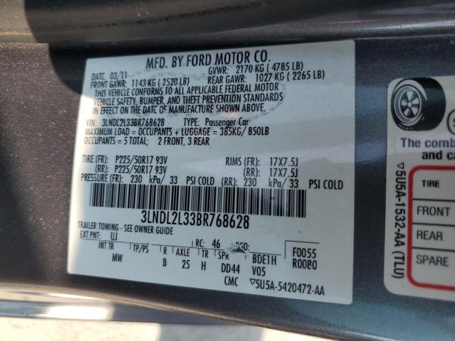 Photo 11 VIN: 3LNDL2L33BR768628 - LINCOLN MKZ HYBRID 