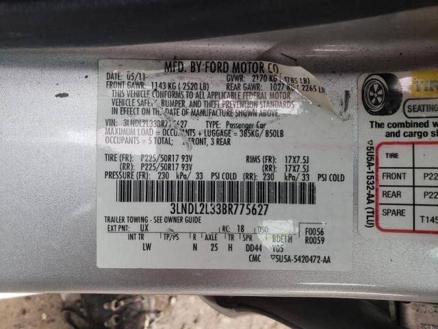 Photo 9 VIN: 3LNDL2L33BR775627 - LINCOLN MKZ HYBRID 