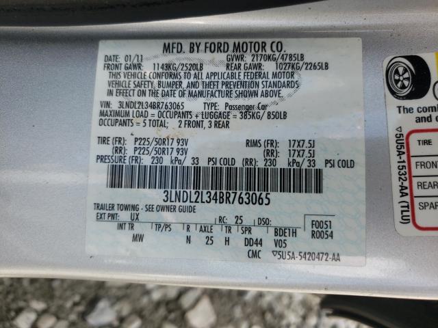 Photo 9 VIN: 3LNDL2L34BR763065 - LINCOLN MKZ HYBRID 