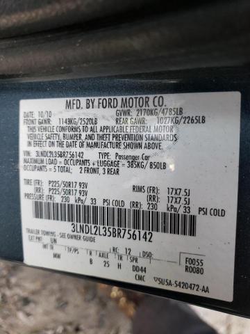 Photo 9 VIN: 3LNDL2L35BR756142 - LINCOLN MKZ HYBRID 