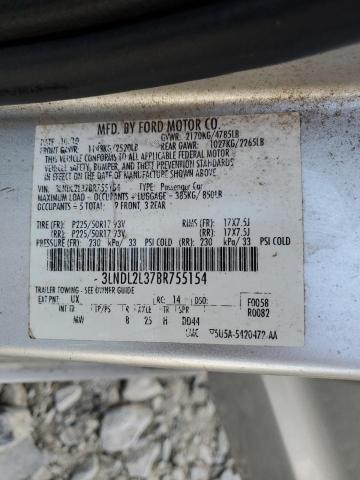 Photo 12 VIN: 3LNDL2L37BR755154 - LINCOLN MKZ HYBRID 