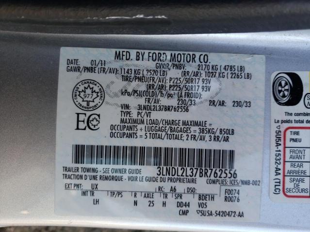 Photo 9 VIN: 3LNDL2L37BR762556 - LINCOLN MKZ HYBRID 